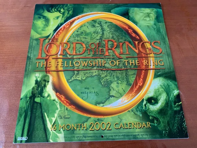 The Lord Of The Rings The Fellowship Of The Ring 2002 16 Month Calendar