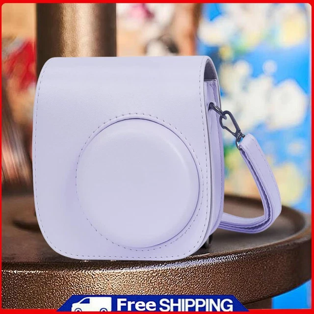 7 in 1 Camera Accessories Kit Album Camera Bag for Instax Mini 12 (Purple) -
