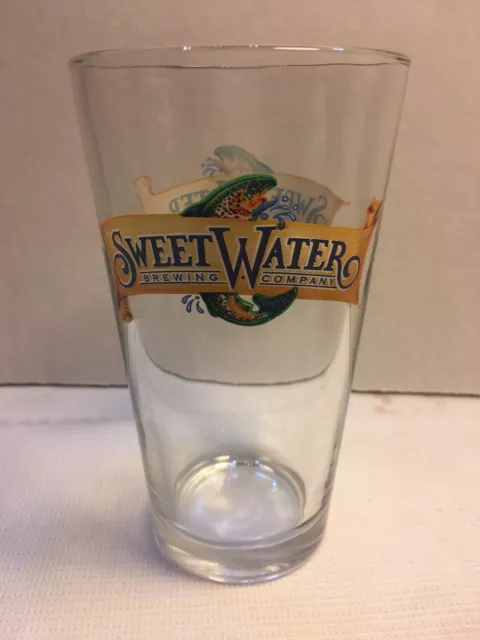 Sweet Water Brewing Co. Pint Beer Glass