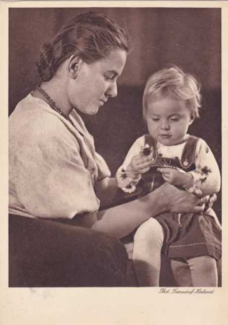 AK-Zu Gunsten des Deutschen Frauenwerkes-Reichsmütterdienst-1938