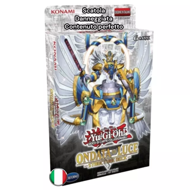 yu gi oh Structure Deck Ondata Di Luce Sealed 1a Ed ITA Sr05 lotto mazzo Yugioh