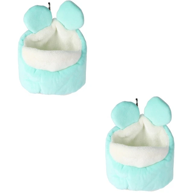 2 PC Hamsternest Hamsterspielzeug Hamster Plüschbett Hängematte