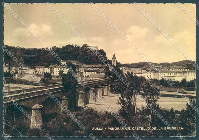 Massa Aulla Ponte Castello della Brunella FG cartolina JK5494