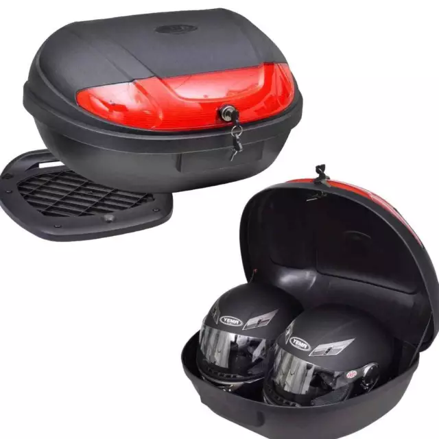 Motorradkoffer Top Case Roller Rollerkoffer Koffer Motorradtasche 72L vidaXL