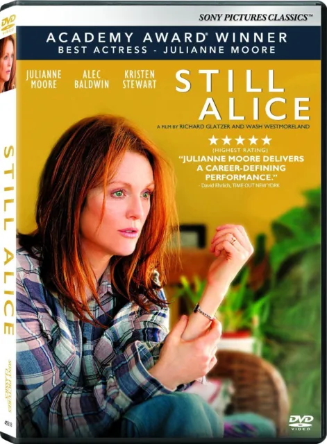 Still Alice (DVD) Julianne Moore Alec Baldwin Kristen Stewart Kate Bosworth