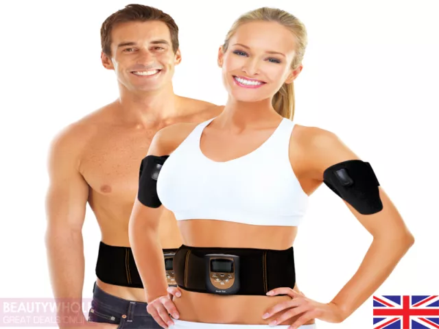 Bodi-Tek Unisex Arm Toner & Abs Abdominal Waist Stomach Muscle Body Toning Belt