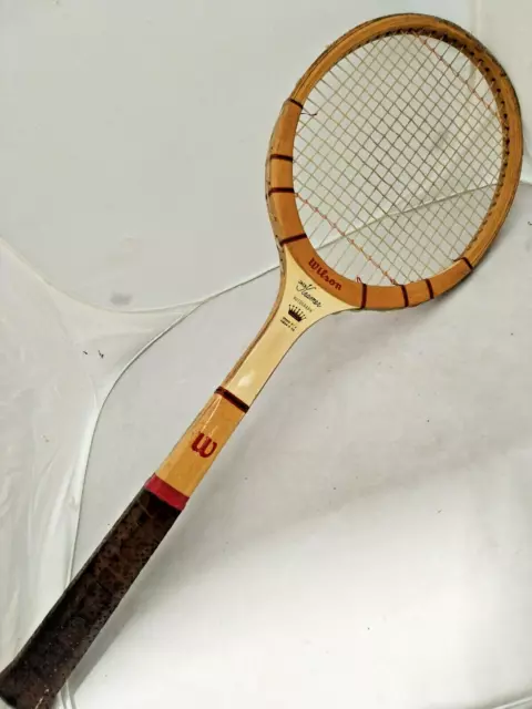 Vintage  Wilson Jack Kramer Autograph Tennis Racket