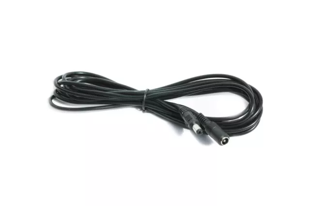 Long 3m Extension Power Lead Charger Cable Black View Quest VQ Retro 1 DAB Radio