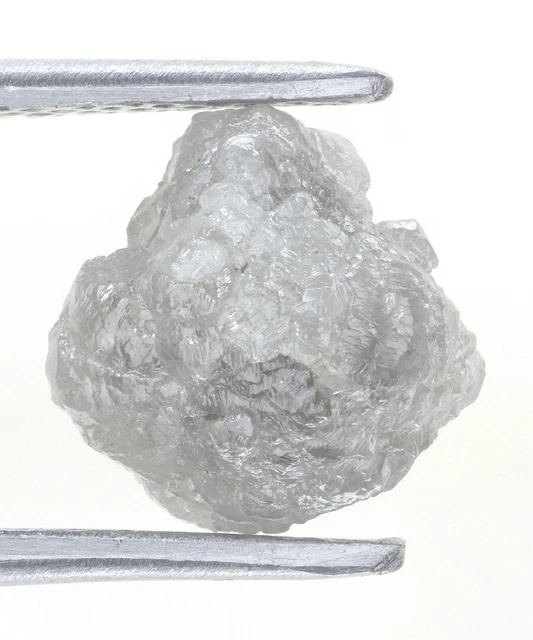 DIAMANT NATUREL DE 3,00 ct couleur blanc gris diamant brut brut