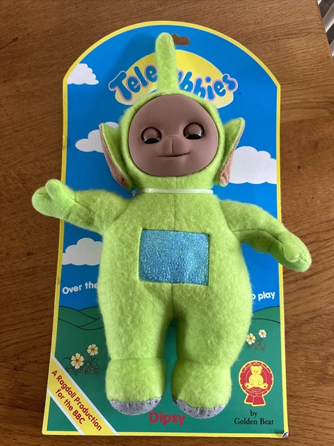 RARE - ORIGINAL Teletubbies 'Dipsy' Soft Toy 1996 Eyes Open/Close £9.99 ...