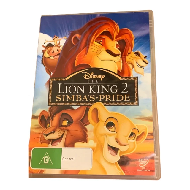 DISNEY THE LION King 2 - Simba's Pride (R4 DVD 2012) AS NEW FREE POST ...
