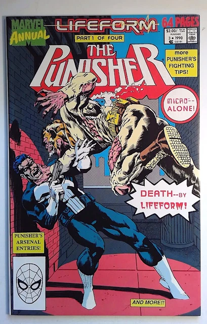 The Punisher Annual #3 Marvel Comics (1990) NM 2nd Series 1st Print Comic Book