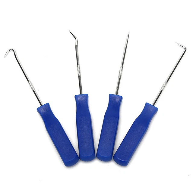 4 pz set gancio prelievo auto o anello guarnizione olio tiratore rimozione artigianato strumento manuale BII