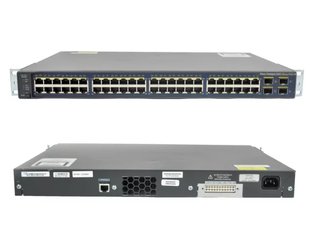 Cisco WS-C3560V2-48PS-S 48x10/100 PoE Switch