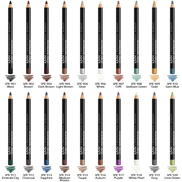 12 NYX Slim Yeux Crayon/Eye-Liner - Spe " Choisissez Votre 12 Couleur " Joy's