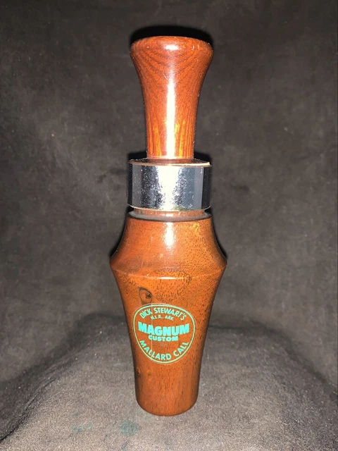 Dick Stewart's Magnum Mallard Duck Call with Signed Arkansas Style Insert@12 Dick Stewart's Magnum Mallard Duck Call with Signed Arkansas Style Insert@12