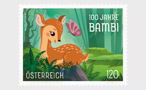 AUSTRIA 2023   100th Anniversary of Bambi  MNH