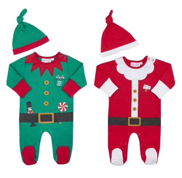 Recién Nacido Bebés Navidad Pijamas Peleles Unisex Bebé Navidad Festivo Traje