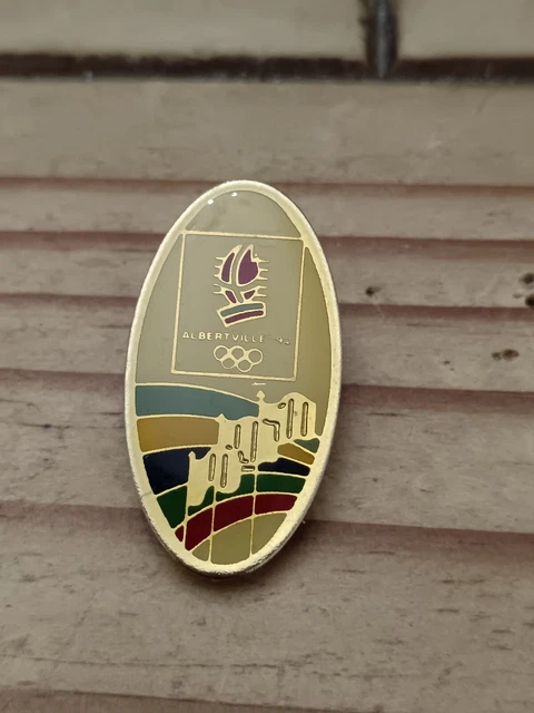 PIN PINS JO Albertville 1992 Sport Ski Media Arthus Bertrand Rare 2 EUR 34,99 - FR