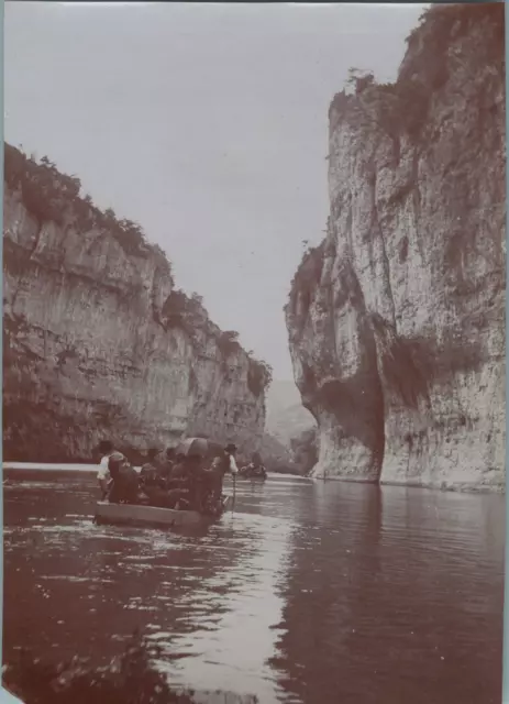 France, Gorges du Tarn, Les Détroits Vintage print, tirage d&#039;époque,  Tir