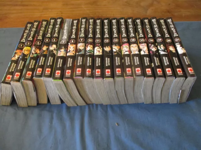 lot manga DEMON SLAYER Kimetsu no Yaiba 19 vol