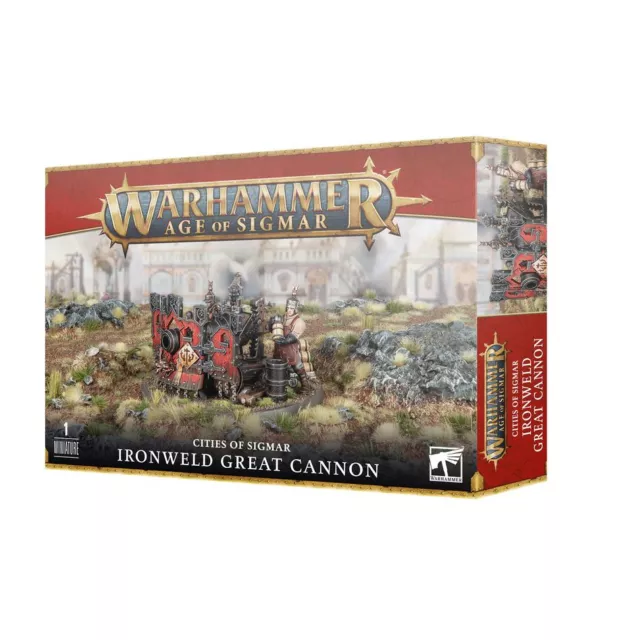 Cities of Sigmar Ironweld Great Cannon - Warhammer Age of Sigmar - New! 86-11