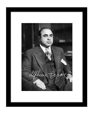 AL CAPONE LEGENDARY GANGSTER & BOSS OF THE "CHICAGO OUTFIT"  8X10 PHOTO OP-038 