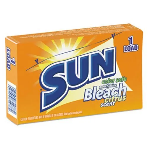Sun Color Safe Powder Bleach, 1 Load/Box, 100 Vending Boxes (VEN2979697)