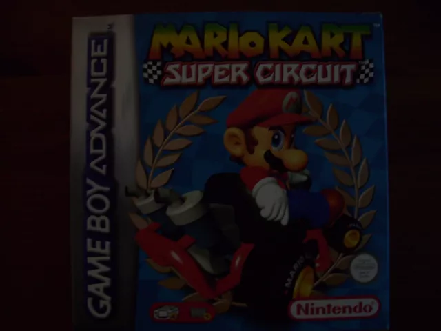 Mario Kart: Super Circuit - Nintendo Game Boy Advance - Boxed And Complete