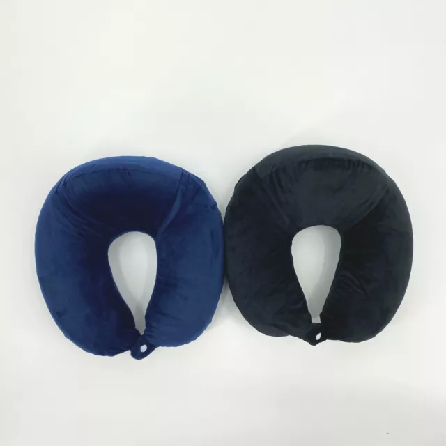 Soft Elevated Neck Head Support Memory Foam U Shape Travel Pillow Airplane Home