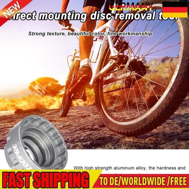Bike Direct Mount Chainring Lock Ring Tool for M7100 M8100 M9100 (Titanium)