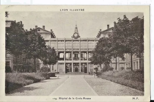 CPA - LYON (69) Hôpital de la Croix-Rousse