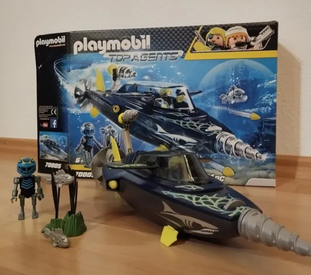 Playmobil 70005, U-Boot, Top Agents, Drill Destroyer,  mit Originalverpackung
