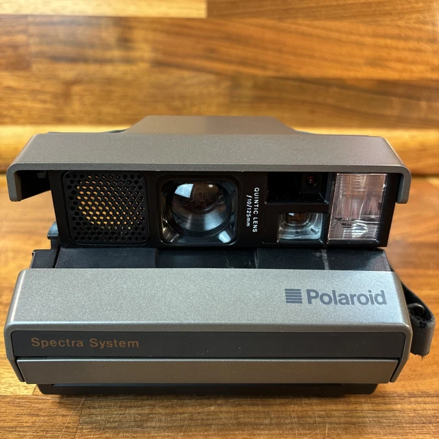 VINTAGE POLAROID SPECTRA System Instant Film Camera Quintic Lens W/case ...