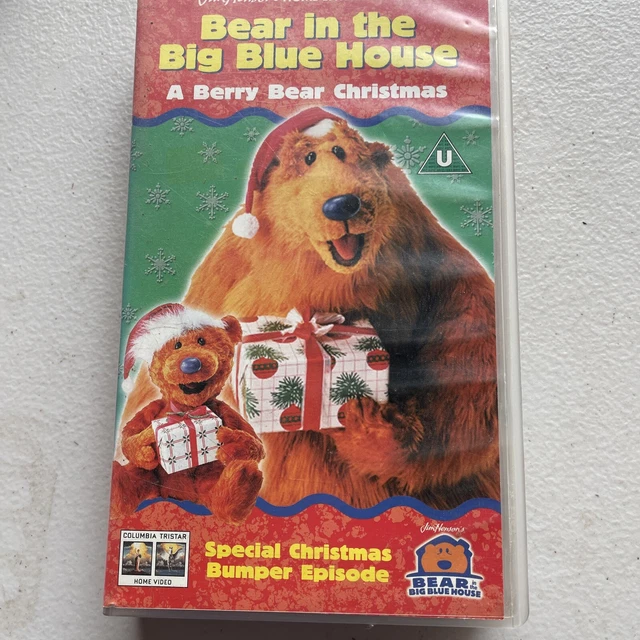 BEAR IN THE Big Blue House A Berry Bear Christmas Vintage Jim Henson