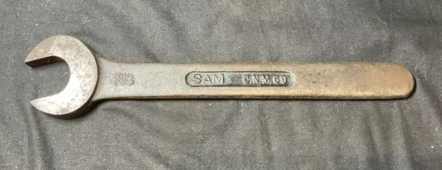 VINTAGE SAM TOOLS FRANCE SPANNER WRENCH 23 mm CLASSIC KIT ROLL AUTO CNM 69 OPEN