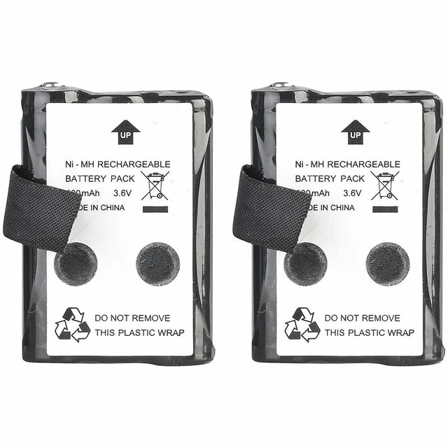 2er-Set Ersatz-Akkus Für PMR-Funkgeräte WT-330 – Je 800 MAh, NiMH, Bis 8 Std. Sprechzeit