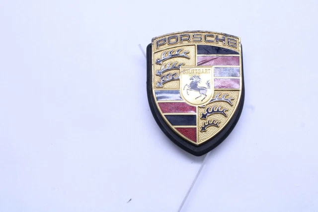 Porsche 911 Boxster Cayman Cayenne Hood Crest Emblem Badge - 99655921101
