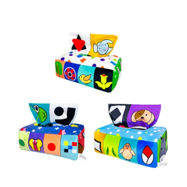 Magic Tissue Box Montessori Toy Set Baby Tissue Box Sensory Toy Gift NEW