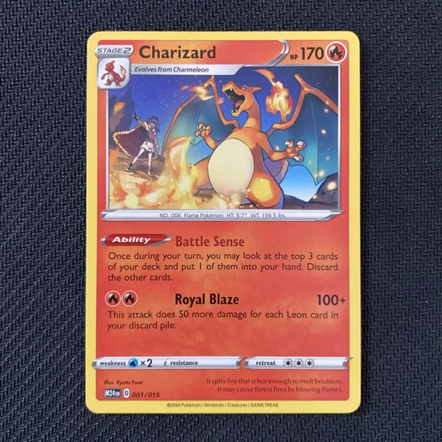 CHARIZARD NEW 2025 McDonalds Happy Meal Pokémon Dragon Discovery Card