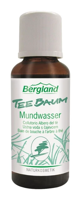Enjuague bucal Bergland árbol de té 30 ml (331,67 EUR/l)