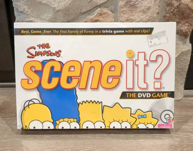 New [Factory Sealed] The Simpsons "Scene It?" The DVD Trivia Game