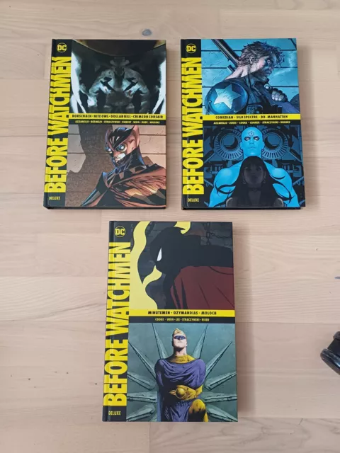 Comic "BEFORE WATCHMEN", DELUXE Edition - Band 1-3 komplett, Panini Verlag - TOP