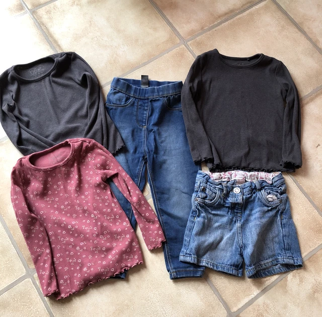 Baby Girls Age 18/24 Months Tops Jeans & Shorts Bundle