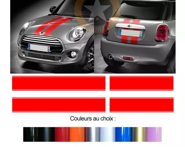 Set De Bandes Pour Mini Cooper "Style Marylebone " Deco Auto Sticker Bd405