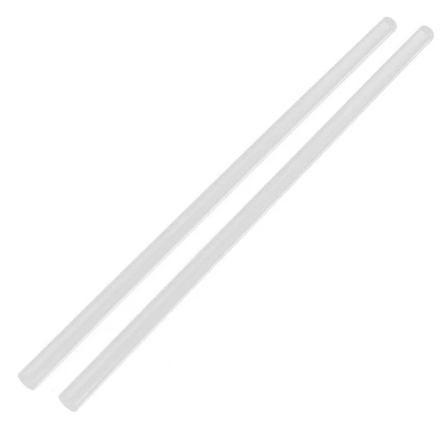3MMX250MM ROUND SHAPE Solid Acrylic Rod Pmma Extruded Bar Clear 2Pcs ...