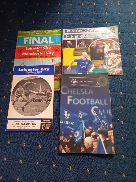 SMALL JOBLOT LEICESTER City Football Programmes Collectable £2.50 ...