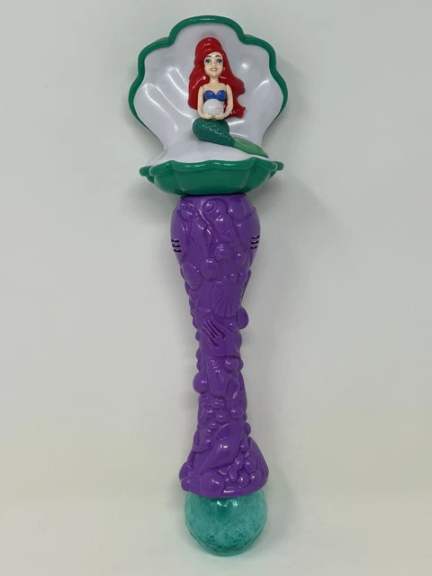 DISNEY WORLD PARKS Ariel Light Up Musical Bubble Wand Little Mermaid  DISNEY WORLD PARKS Ariel Light Up Musical Bubble Wand Little Mermaid
