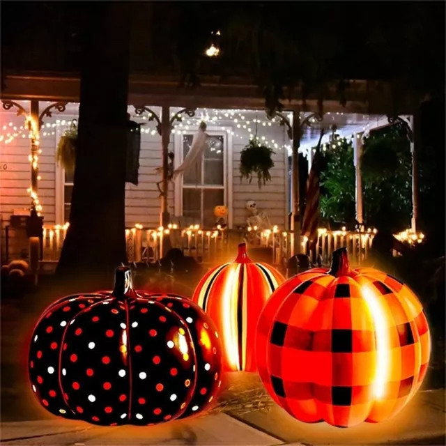 with LED Light Luminous Pumpkin Balloon Large Decor Supplies  Yard
