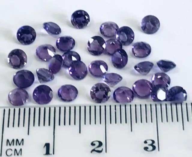 Amethyst Round 4mm Natural Gemstone Faceted